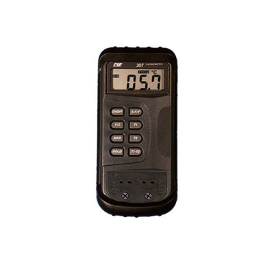 Thermomètre thermocouple 2 entrées 307k Delmo
