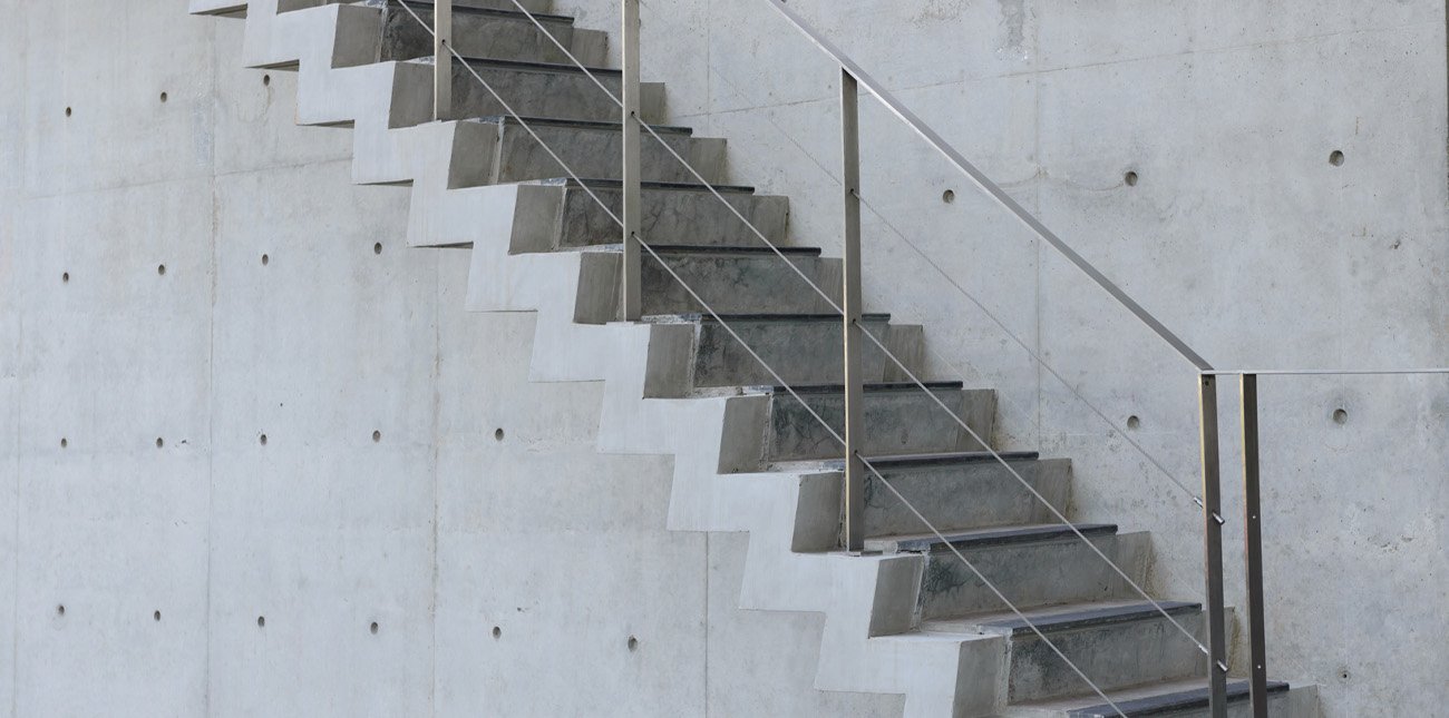 escalier béton