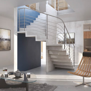 escalier béton 365x365