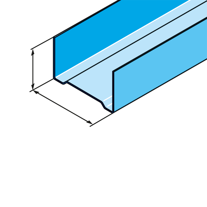 Profilés rail stil® r 48/300 bot10l