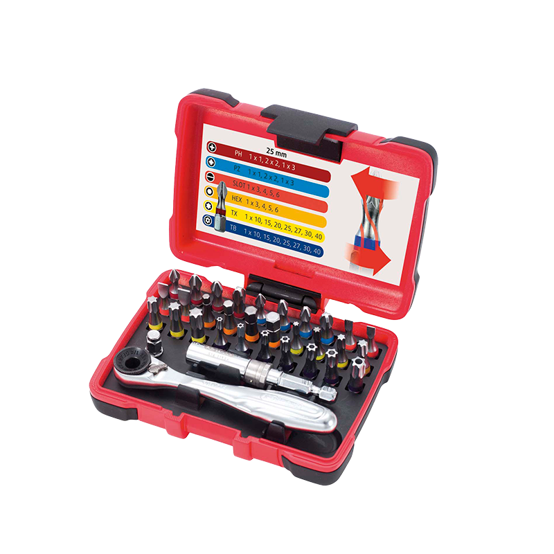 30 embouts de vissage à code couleur TORSION power Ks Tools