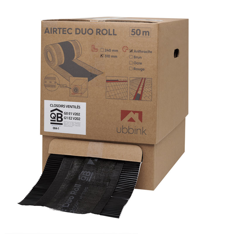 accessoires tuiles airtec duo roll en carton dérouleur par ubbink