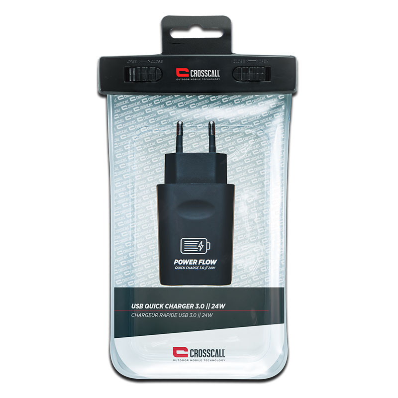 Chargeur rapide USB 24 W 3.0 POWER FLOW Crosscall