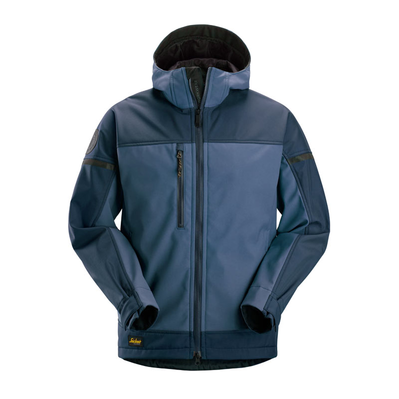epi veste softshell à capuche bleu marine de snickers