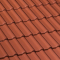 Tuiles béton Double Romane - Rouge Sienne