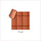 Tuile Panne et Panne TFP - Rouge