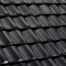 tuiles terre cuite h10 huguenot noir brillant d'edilians