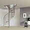 Escalier standard helicoïdal circulaire, Style suspendu