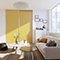 Portes coulissantes JADE ARGENT BRILLANT DÉCOR JAUNE CURRY Coulidoor