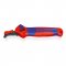 Couteau à dégainer avec sabot de guidage de Knipex