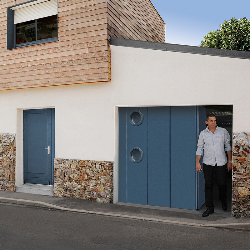 Galet de guidage bas pour porte de garage latérale