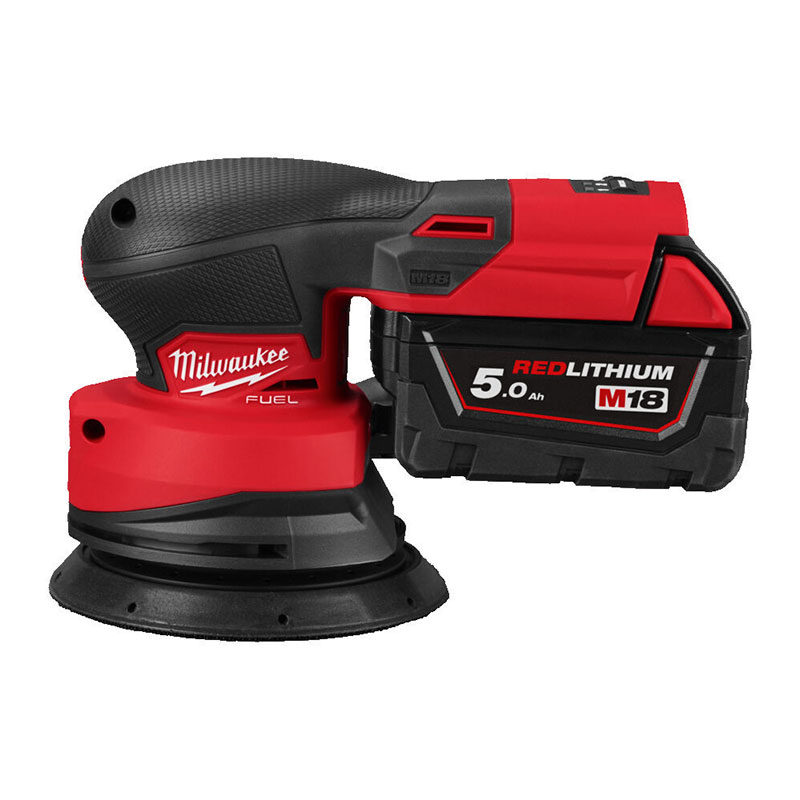 Ponceuse orbitale excentrique 125 mm M18 Fuel™ M18 FROS125502X de Milwaukee