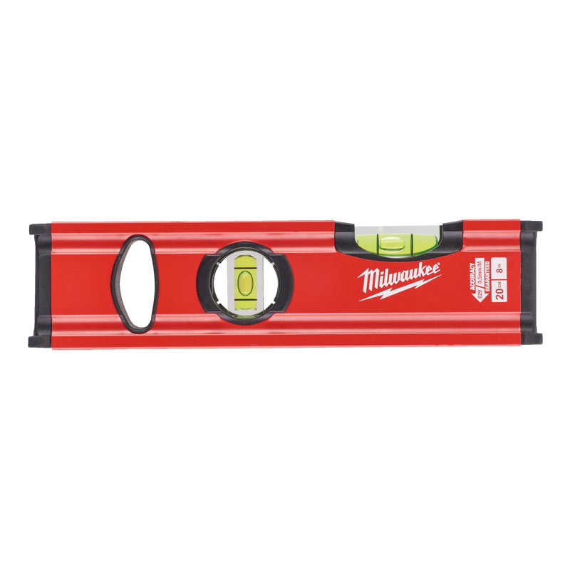 outils a main niveau magnetique 20 cm slim de milwaukee