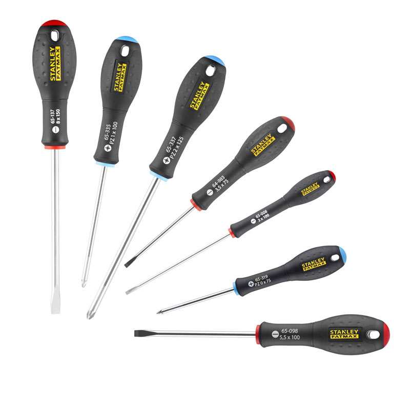 outils à mains tournevis 7 pièces pozi de Stanley