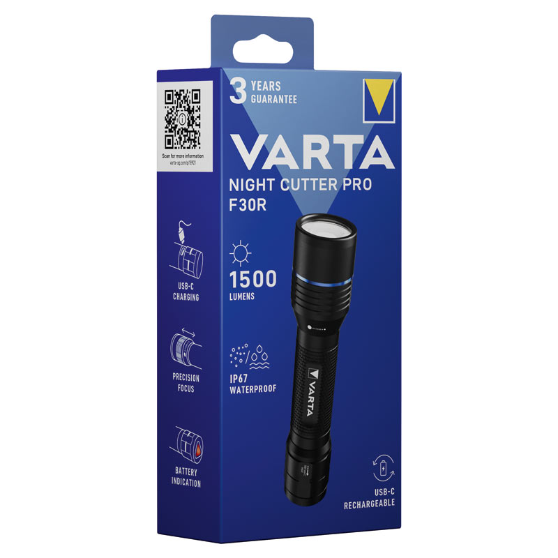 Lampe de haute performance NIGHT CUTTER F30 de Varta