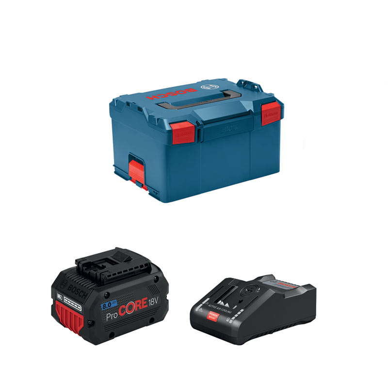 Scie circulaire sans fil BI TURBO GKS 18V68 GC 2 X 8,0 AH PROCORE MODULE CONNECTIVITÉ GCY 42 LBOXX Bosch 2