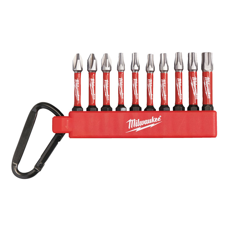 outils electroportatifs mousquetons embouts shockwave de milwaukee