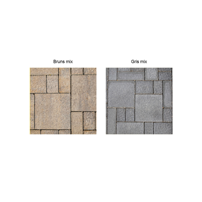 Coloris disponibles pour les pavés Il Campo® Éco Combi