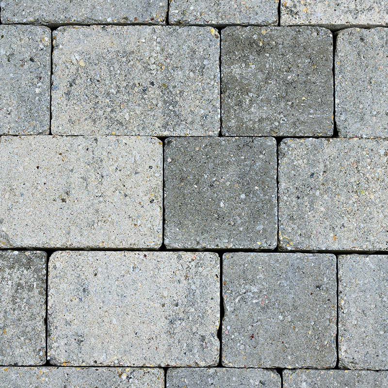 Pavé San Remo Linéaire gris blanc par Heinrich & Bock