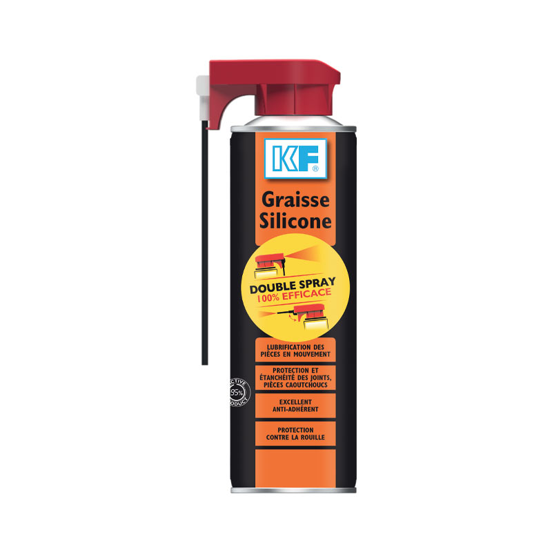 GRAISSE SILICONE DOUBLE SPRAY CRC-KF