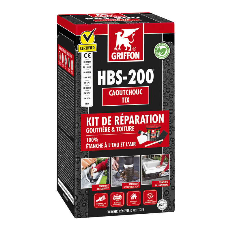 Kit réparation de gouttières & toit HBS 200 de Griffon
