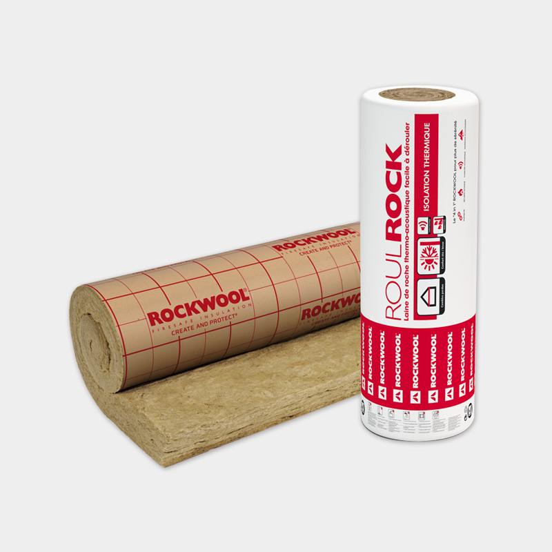 Rouleau en laine de roche ROULROCK KRAFT Rockwool