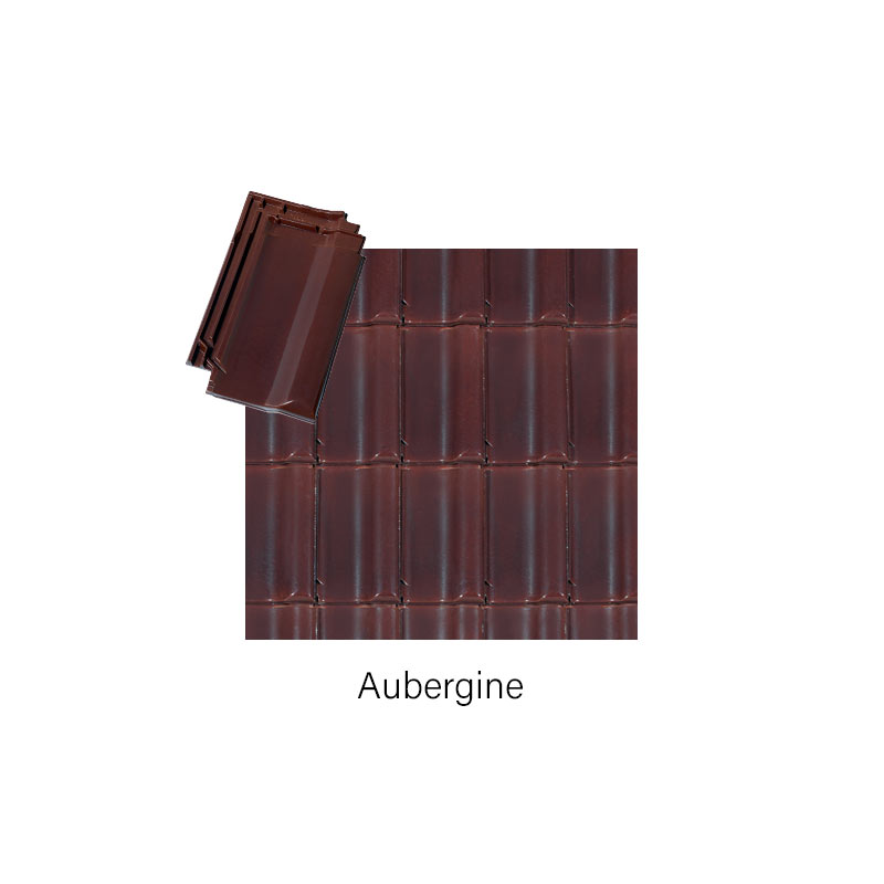 Tuile Panne et Panne TFP - Aubergine