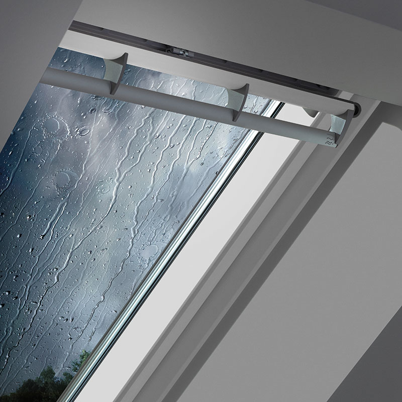 Fenêtre silence par temps de pluie Velux