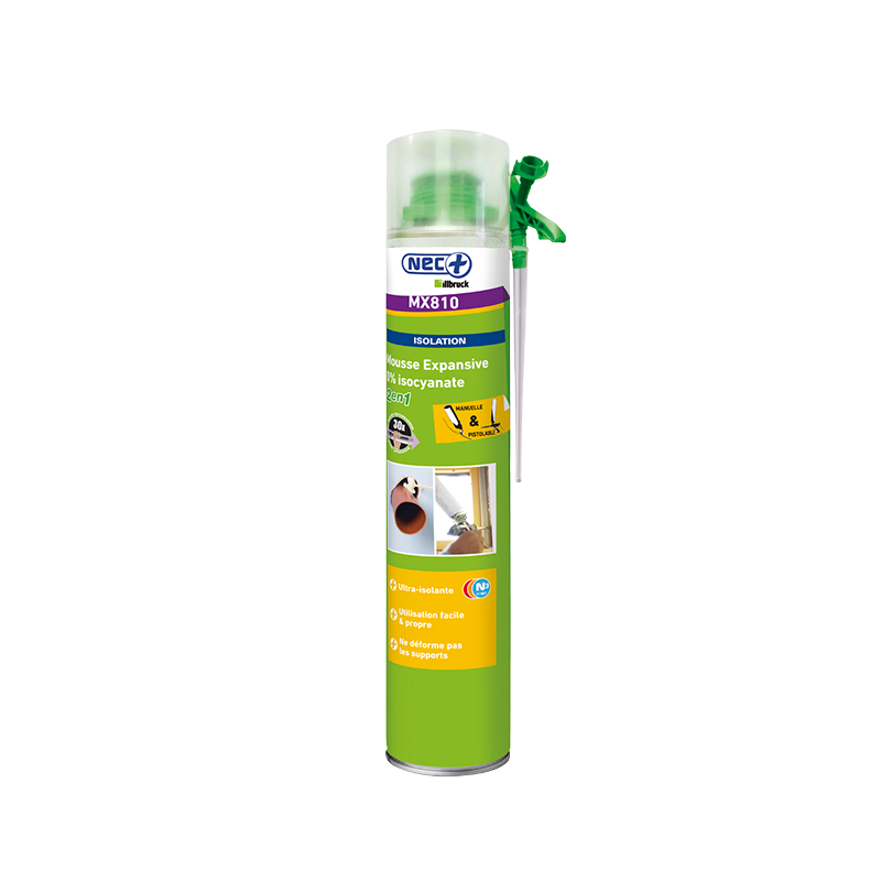 Mousse expansive 2 en 1 sans isocyanate 2