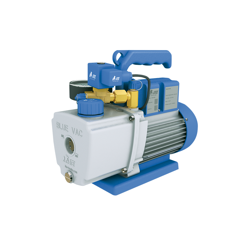 Pompe a vide 2 étages 66 l/mn avec vacuomètre 1