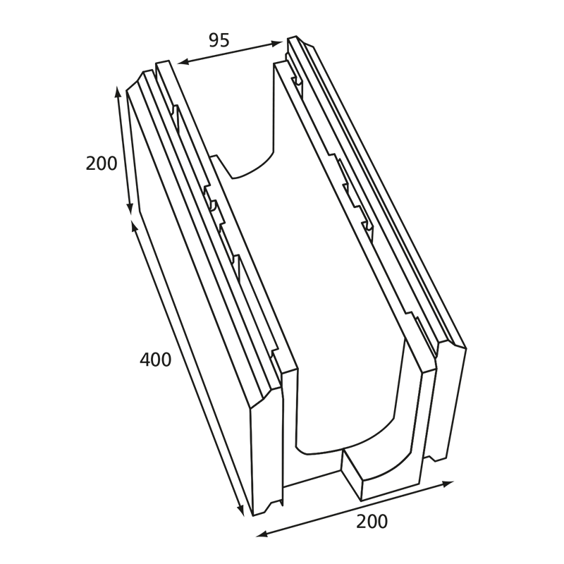 Bloc de parement structuré 4