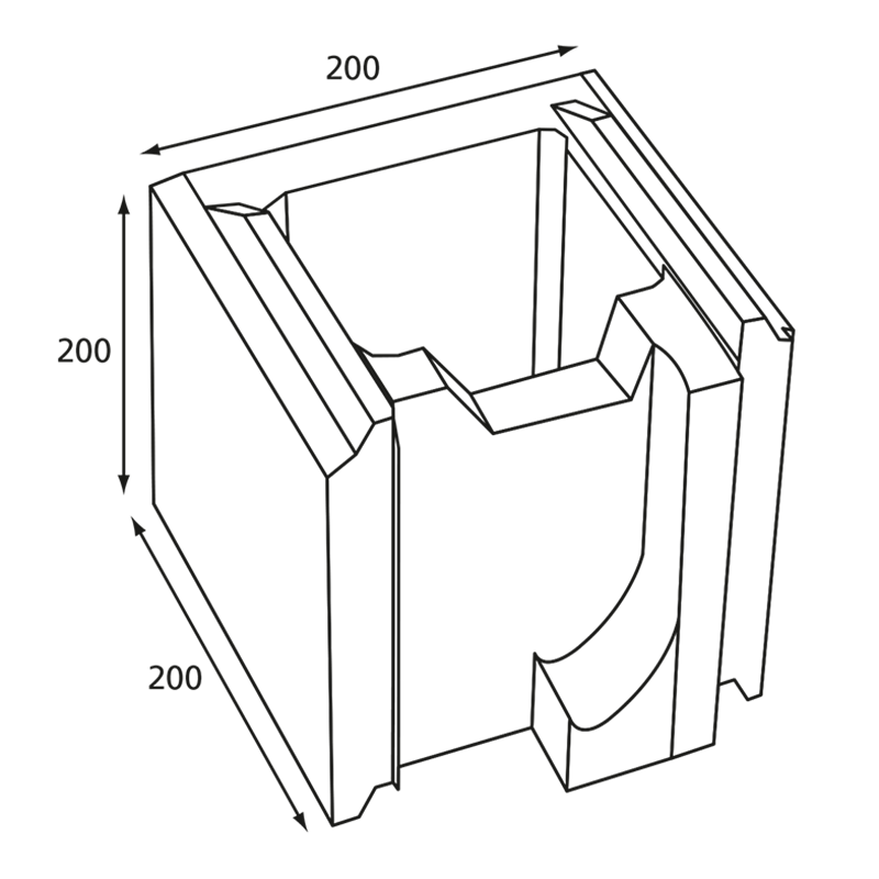 Bloc de parement structuré 6