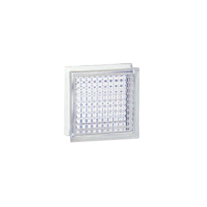Brique de verre quadrillée 1