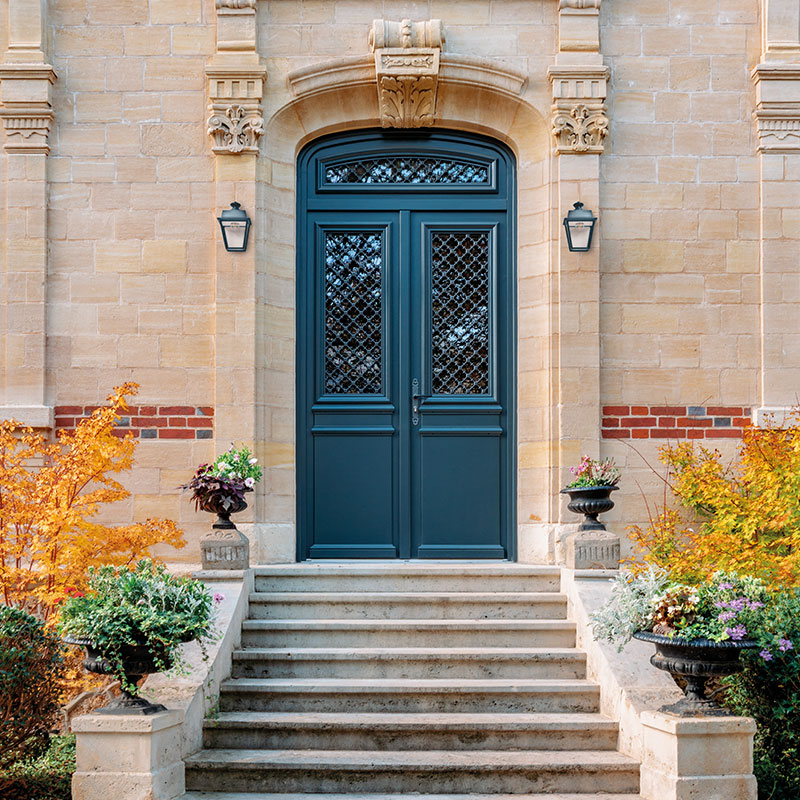 Porte d'entrée en bois Montmartre de Bel'm