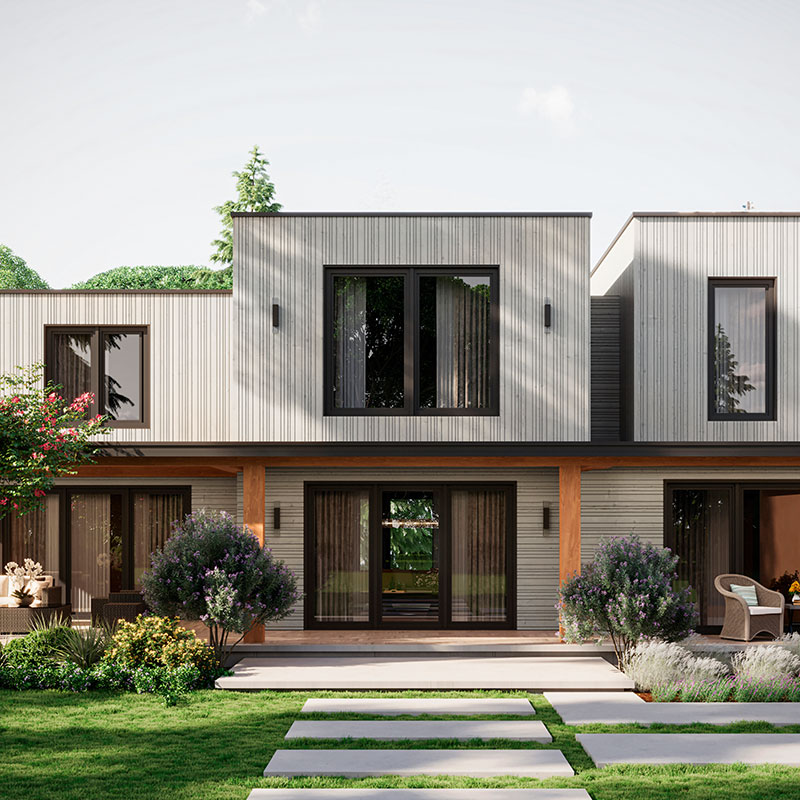 SYSTÈME PINUFLEX Profilés de façades variables par Mocopinus
