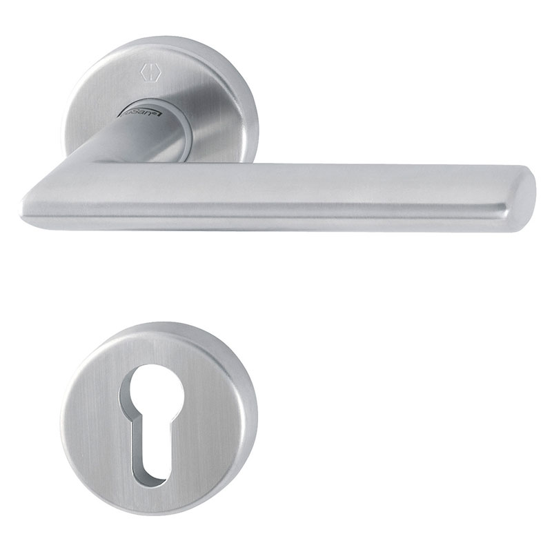 Poignee stockholm sur rosace en inox