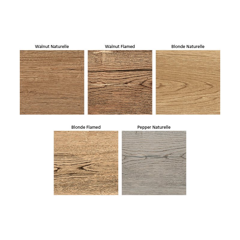 Coloris des dalles Nordic Wood de Novabell