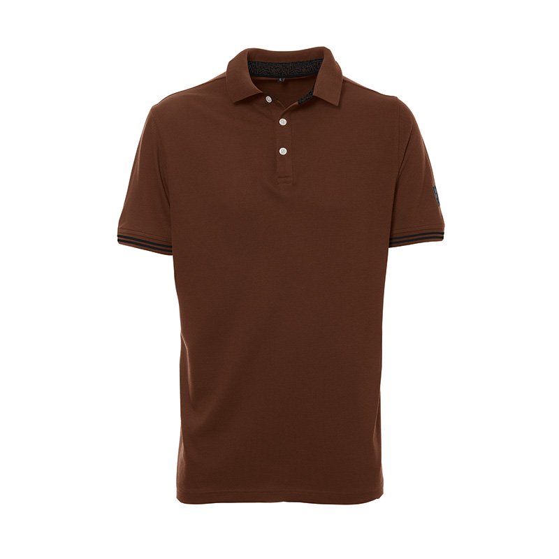 Difac Polo premium coutures - Marron