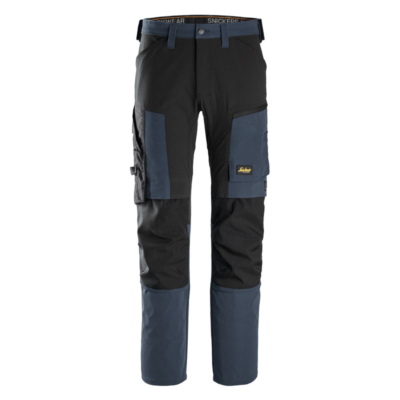 Pantalon en tissu extensible dans 4 directions bleu marine par Snickers