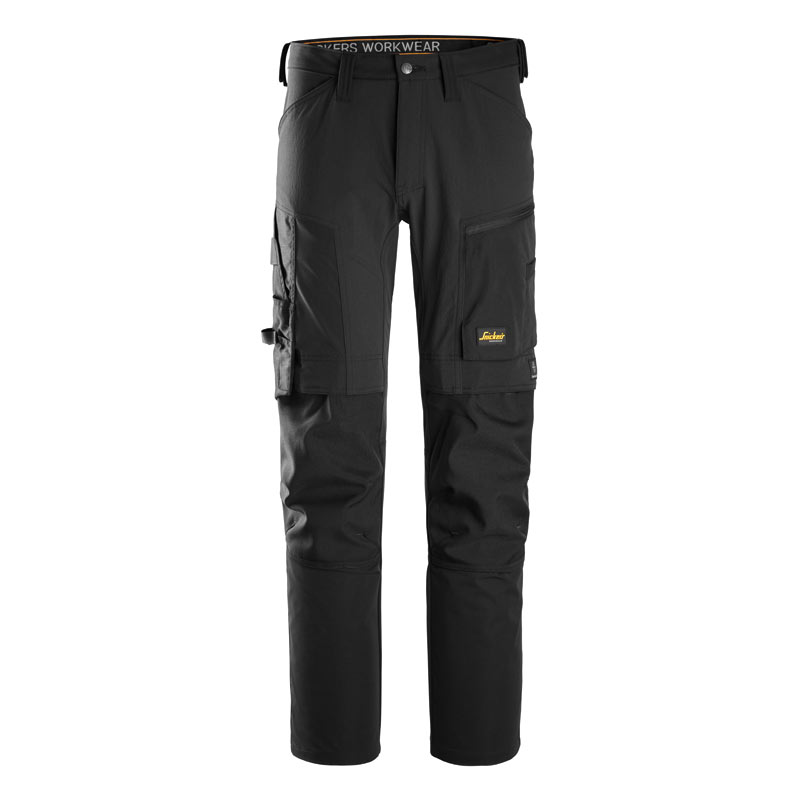 Pantalon en tissu extensible dans 4 directions noir par Snickers