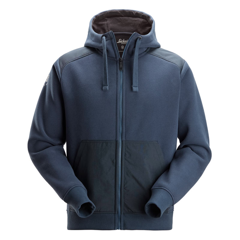 Sweat à capuche bleu marine avec logo de Snickers