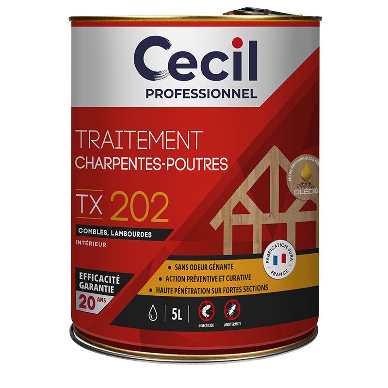 Traitement charpentes - poutres - lambourdes 1