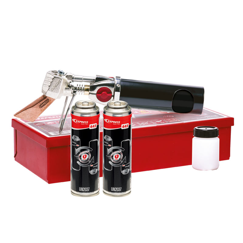 outillage coffret fer couvreur autonome piezo d'express