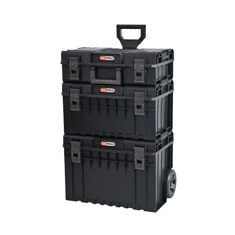 Matériel d'équipement Ensemble de caisses SCM avec trolley 3 pièces Ks Tools