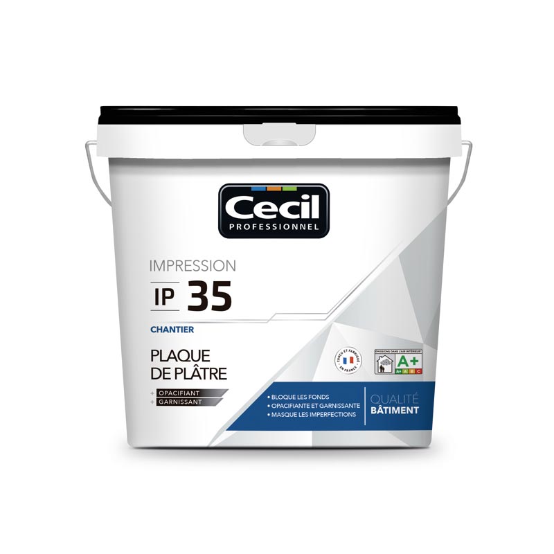 Impression plaque de plâtre IP35