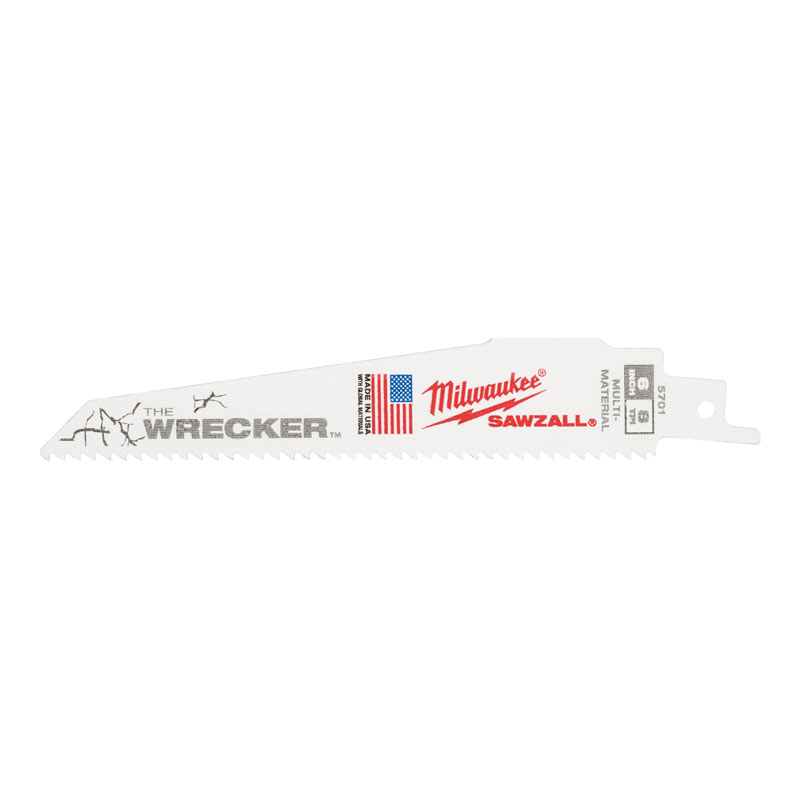 outils electroportatifs lame scie sabre wrecker de milwaukee