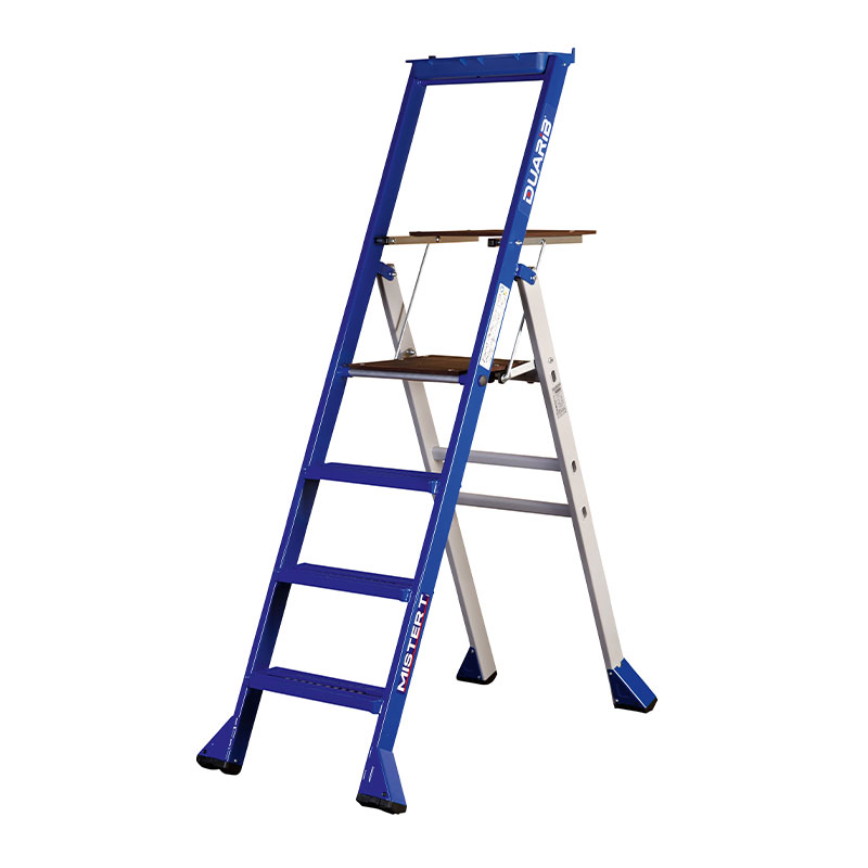Escabeau aluminium Mister T 4 marches de Duarib