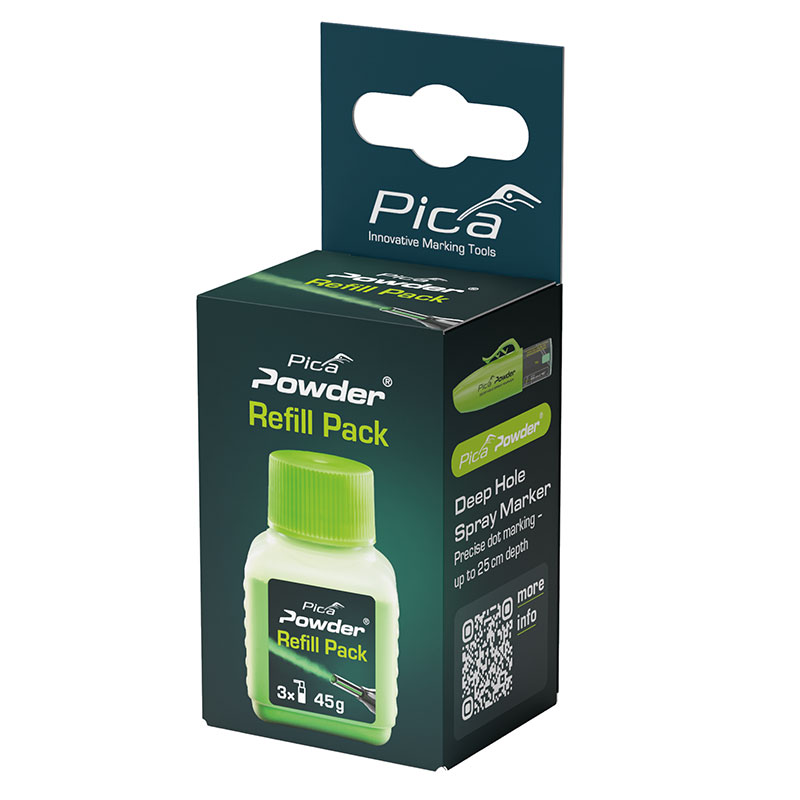 Flacon de recharge pour Pica Powder dans son emballage