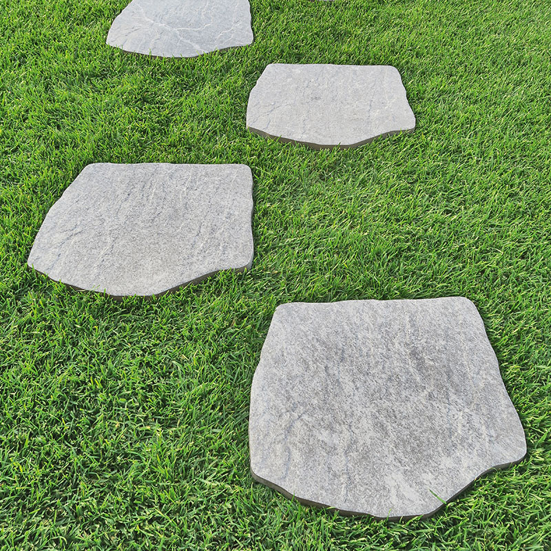 Pas Japonais Hexagone Quarzite Bianco de Granulati Zandobbio