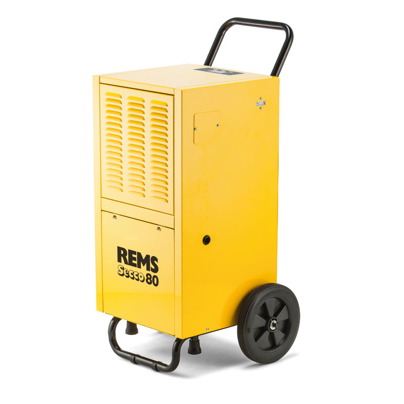 plombier chauffagiste deshumidificateur mobile de chantier secco 80 de rems